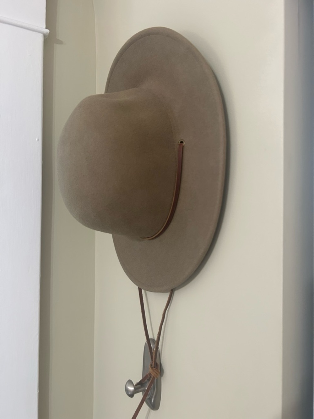Women’s Brixton Wide-Brim Wool Felt Hat with Chin Cord